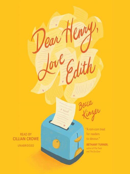 Title details for Dear Henry, Love Edith by Becca Kinzer - Available